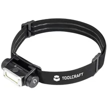 TOOLCRAFT TO-9469515 COB LED Stirnlampe Li-Ionen Akkus 450lm 13h TO-9469515