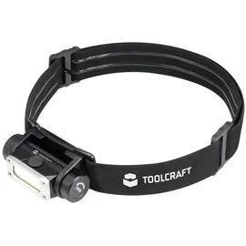 TOOLCRAFT TO-9469515 COB LED Stirnlampe Li-Ionen Akkus 450lm 13h TO-9469515
