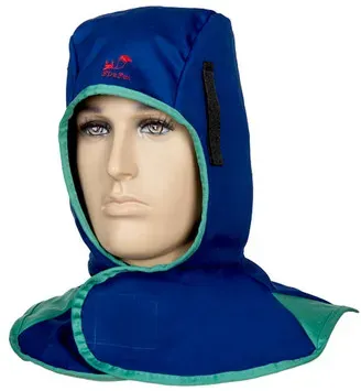 Schweißerhaube blau WELDAS 23-6680 XL, KopfØ 68cm, HalsØ 52-65 cm