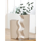 GILDE Deko Vase Onda, - 34387 - Beige