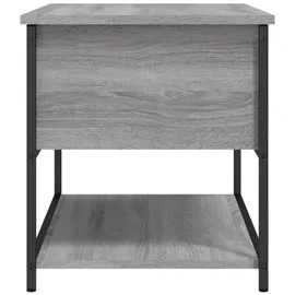 vidaXL Sitzbank mit Stauraum Grau Sonoma 70x42,5x47 cm Holzwerkstoff