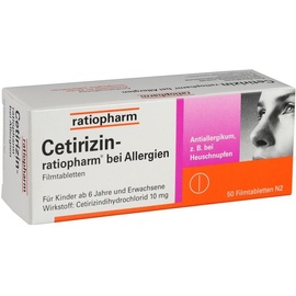 Ratiopharm Cetirizin-ratiopharm bei Allergien