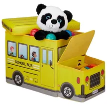 Relaxdays Sitzbox für Kinder Gelb
