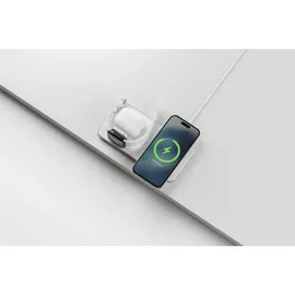 Nomad Base One Max 3-in-1 with MagSafe Silver - Silber