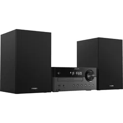 PHILIPS Radio "TAM4505", schwarz (schwarz, grau), B:22cm H:23,15cm T:10,4cm, Radios