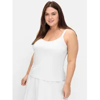sheego Spaghettitop in offwhite | Gr.: 46