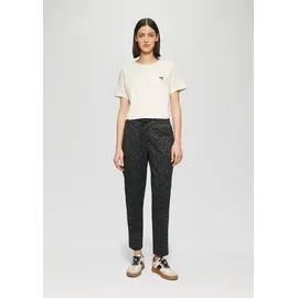 s.Oliver Gemusterte Jogpants Regular Schwarz 48