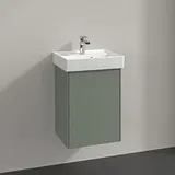 Villeroy & Boch Villeroy und Boch Collaro Waschtischunterschrank C00500AF 41x54,6x34,4cm, Waschbecken mittig, Anschlag links, soft green