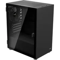 AeroCool PC Gehäuse CS-111-G-BK-v1 Mini-Tower Schwarz