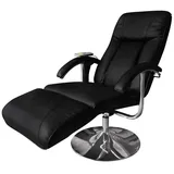 vidaXL Massagesessel Schwarz Kunstleder