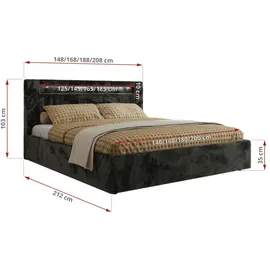 MKS Gold 5 Classic 180 x 200 cm Dunkelgrau