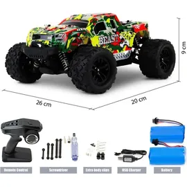 blij´r RC-Monstertruck Beast 4CH RTR rot/gelb (RTR Ready-to-Run)