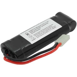 Zellentausch Akkupack NiMH 8,4V 1100mAh L2x3+1 für Airsoft Gewehr Tokyo Marui G3 SAS mit 100mm Kabel und Stecker