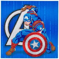 Craft Buddy CCK-MCU901 - Crystal Art Card Kit, Marvel