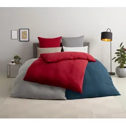 Bettwäsche »Desner«, (2 tlg.), Mikrofaser Qualität, Uni Design, 100% Polyester, Premium Qualität, soft, feinfädig, uni Design, Ökotex zertifiziert, Kissenbezug und Bettdeckenbezug mit Knöpfen ausgestattet, zeitlose uni Design, 84518024-0 beige 1 St.