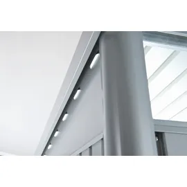 Biohort AvantGarde A1 1,8 x 1,8 m silber-metallic Doppeltür