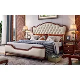 Xlmoebel Schlafzimmer-Set Schlafzimmer Bett 180x200 2x Nachttische 3tlg.Schlafzimmer Set, (3-tlg., 2x Nachttische, Bett), Hergestellt in Europa weiß