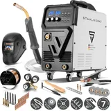 STAHLWERK Schweißgerät MIG 270 Puls Pro Vollausstattung 4-in-1 Schutzgas-Gerät