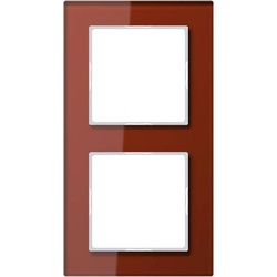 JUNG, Blindabdeckung, AC 582 GL RT. Produktfarbe: Rot, Markenkompatibilität: , Material: Glas. Breite: 84 mm, Höhe: 155 m