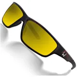 Westin W6 Sport 20 Matte Brown Stripe Brown Yellow Green - Polbrille, Polarisationsbrille, Brille