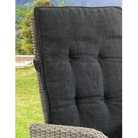 Destiny PALMA Luna Sitzgruppe vintage Weiß Tisch 165x90 Loungegruppe Hochlehner