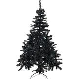 Mojawo Weihnachtsbaum künstlich 180 cm Schwarz