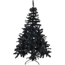 Mojawo Weihnachtsbaum künstlich 180 cm Schwarz