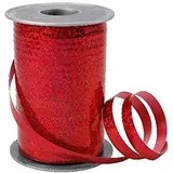 Präsent Geschenkband HOLLY Holographic rot 10 mm x 200 m