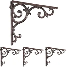 Relaxdays Regalwinkel 4er Set 24,5 x 4 x 24,5 cm