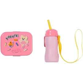 BABY BORN Puppenzubehör Kindergarten Rucksack Set Bärenform Gelb 834961