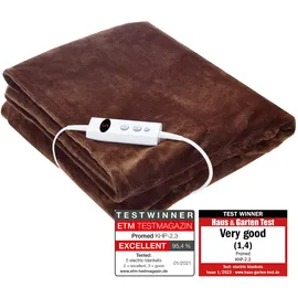 Promed Heizdecke 180 x 130 cm Braun
