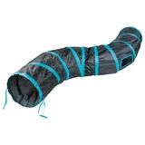 Duvo+ Spieltunnel Snake 122 x 25 cm blau/schwarz