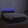 vidaXL Boxspringbett 140 x 200 cm LED Dunkelbraun