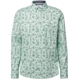 s.Oliver Langarmhemd mit All-over-Print Mehrfarbig M