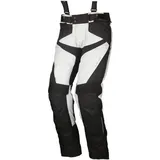 Modeka Lonic, Textilhose - Hellgrau/Schwarz - Kurz 5XL