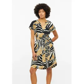 s.Oliver Kleid Leinenmix Mehrfarbig 36