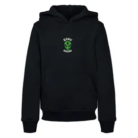 Mister Tee Stay Weird Kapuzenpullover Black 13-14 Jahre