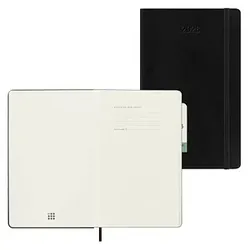 MOLESKINE Buchkalender Wochenkalender 2026 schwarz