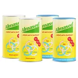 2x 500g Almased Original + 2x 500g Almased Mandel-Vanille – 4er Bundle – Für Gewichtsreduktion und Muskelaufbau – 52g Protein auf 100g – 40 Portionen