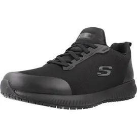 SKECHERS Squad SR Myton Sneaker, Black Textile Synthetic, 42