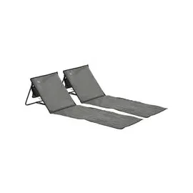 Outsunny Sonnenliege 142 x 51 x 40 cm Grau