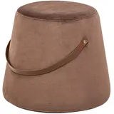 Möbel Kraft Pouf Textil 42 x 36 x 42 cm Braun