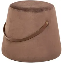 Möbel Kraft Pouf Textil 42 x 36 x 42 cm Braun