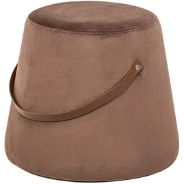 Möbel Kraft Pouf Textil 42 x 36 x 42 cm Braun