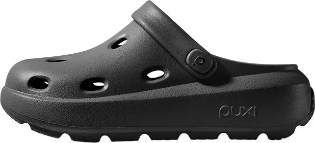 PUXI Käse-Clogs, Farbe: Reef Black, Größe: 37-38, Unisex, minimalistische Mode