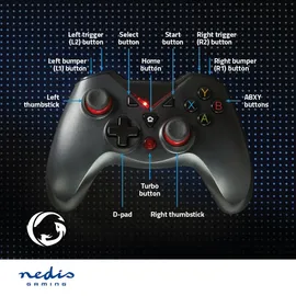 Nedis GGPD110BK Controller Schwarz PC
