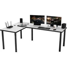 Möbelsystem Eckschreibtisch Gamingtisch Weiß