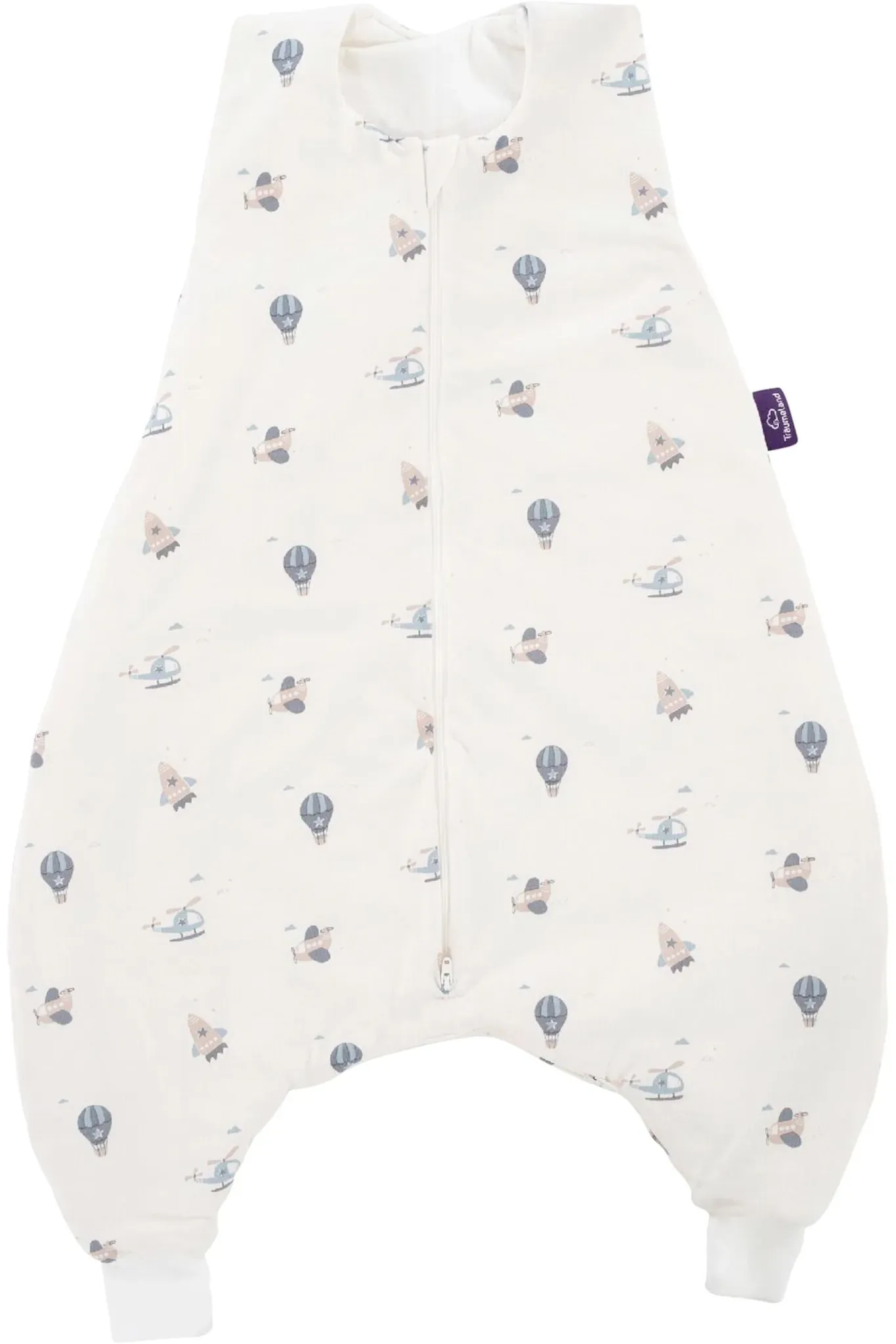 Träumeland Ganzjahres-Sleepoverall TO GO 1.5 TOG, blau, 80