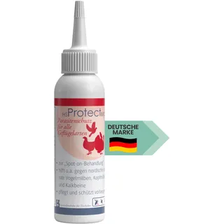 HS Spot on Bird – Pflegemittel für Vögel und Geflügel zur Vorbeugung gegen rote Vogelmilben, nordische Geflügelmilben, Federlinge, Kalkbeine etc. – 100 ml