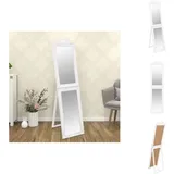 Standspiegel Weiß 40x160 cm - Spiegel - Wandspiegel - Stehspiegel - Barockstil - Weißer Spiegel
